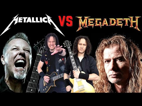METALLICA VS MEGADETH | HETFIELD VS MUSTAINE (Guitar Riffs Battle) COVER