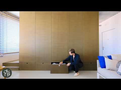 Architect’s Unconventionally Designed Small Apartment, Madrid 50sqm/538sqft