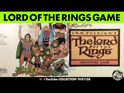 How to Play LORD OF THE RINGS Adventure Board Game Milton-Bradley 1978 Video