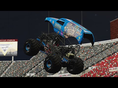 BeamNG Monster Jam - Jester Freestyle at Salt Lake City 2022