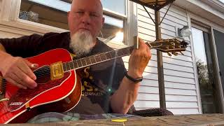 Video thumbnail for Gretsch G5034TFT Rancher  new guitar day open E improve what a beauty ❤️ by Bob Brown