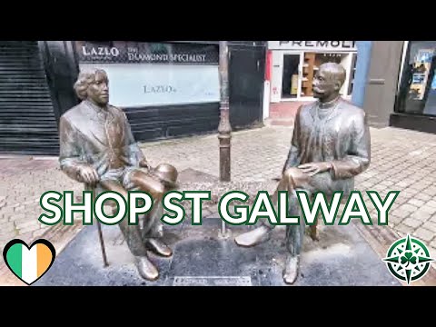 🇮🇪  🚶Walking tour of Shop Street Galway
