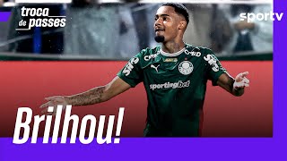 PALMEIRAS VENCE O SANTOS COM GOL DE ALLAN NO PRIMEIRO CLÁSSICO DO ANO | TROCA DE PASSES | sportv