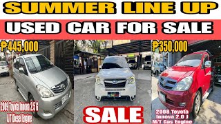 Summer Line Up Used Car for Sale | Second Hand Cars