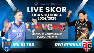 Ibk Altos Vs Red Sparks - Live Skor Liga Voli Korea: Peluang Besar Megawati Raih Rekor Lagi