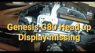 Genesis G80 HUD missing