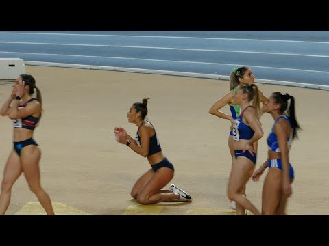 60 m Hurdles Women Anamaria Nesteriuc (ROU) 1. Place 27th Balkan Indoor Championships Istanbul 2022