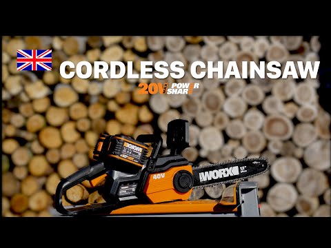 Worx WG381E.9 Cordless chainsaw 30cm 40V 7