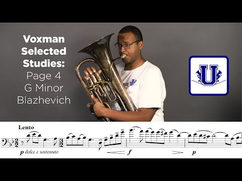 G Minor Blazhevich (page 4) from Voxman Selected Studies