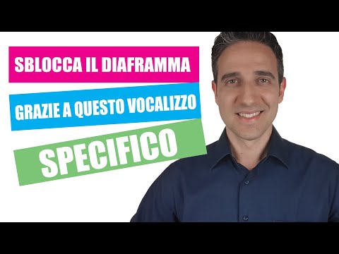 Sblocca il Diaframma per cantare facile anche sulle note acute grazie a questo Vocalizzo specifico.