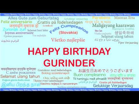 Gurinder   Languages Idiomas - Happy Birthday