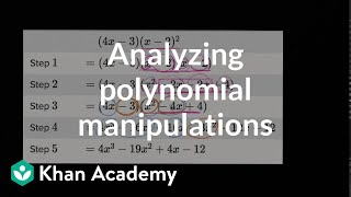 Analyzing Polynomial Manipulations