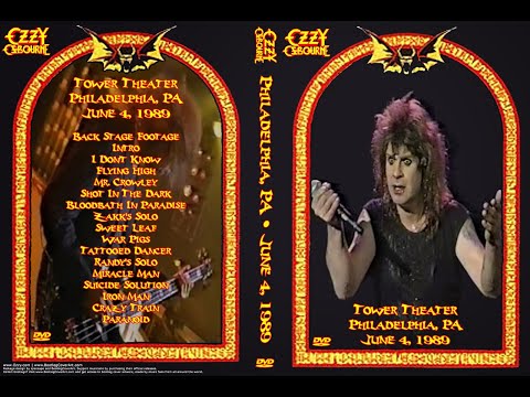 Ozzy Osbourne Live in Philadelphia 1989
