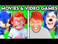 MOVIES + VIDEO GAMES WITH ZERO BUDGET! (FUNNY TURNING RED, SONIC, ENCANTO, HUGGY WUGGY, FNAF & MORE)