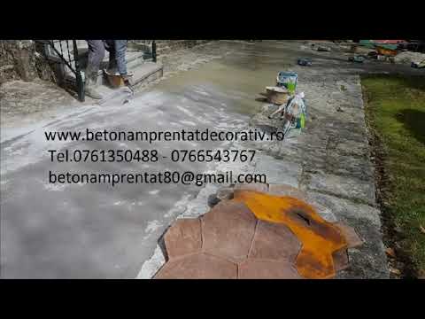 Beton Amprentat Băgaciu - Cluj  Tel.0761350488 -0766543767