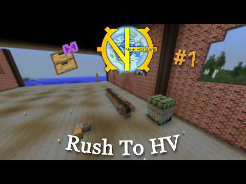 GregTech New Horizons: starting with a Vending Upgrade - Episode 1 - Rush to HV!