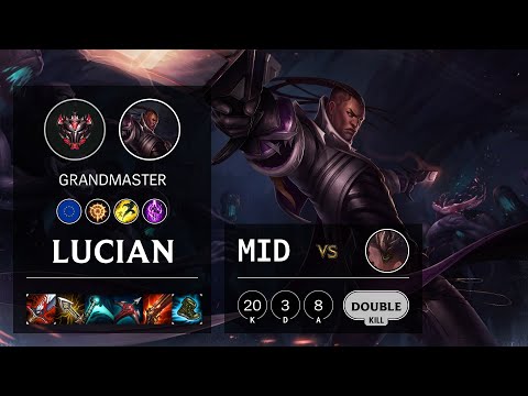 Lucian Mid vs Malphite - EUW Grandmaster Patch 10.20