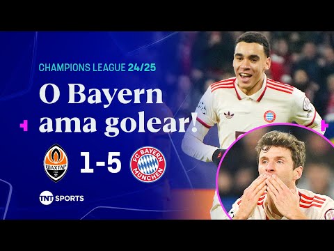 Gols e lances de Shakhtar Donetsk x Bayern