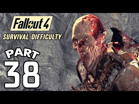 Fallout 4 Survival Difficulty SNIPER Walkthrough - Part 38 Dunwich Borers 1080p 60FPS