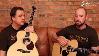 Video thumbnail for Santa Cruz OM v Santa Cruz OM  Pre-War by Guitar Gallery