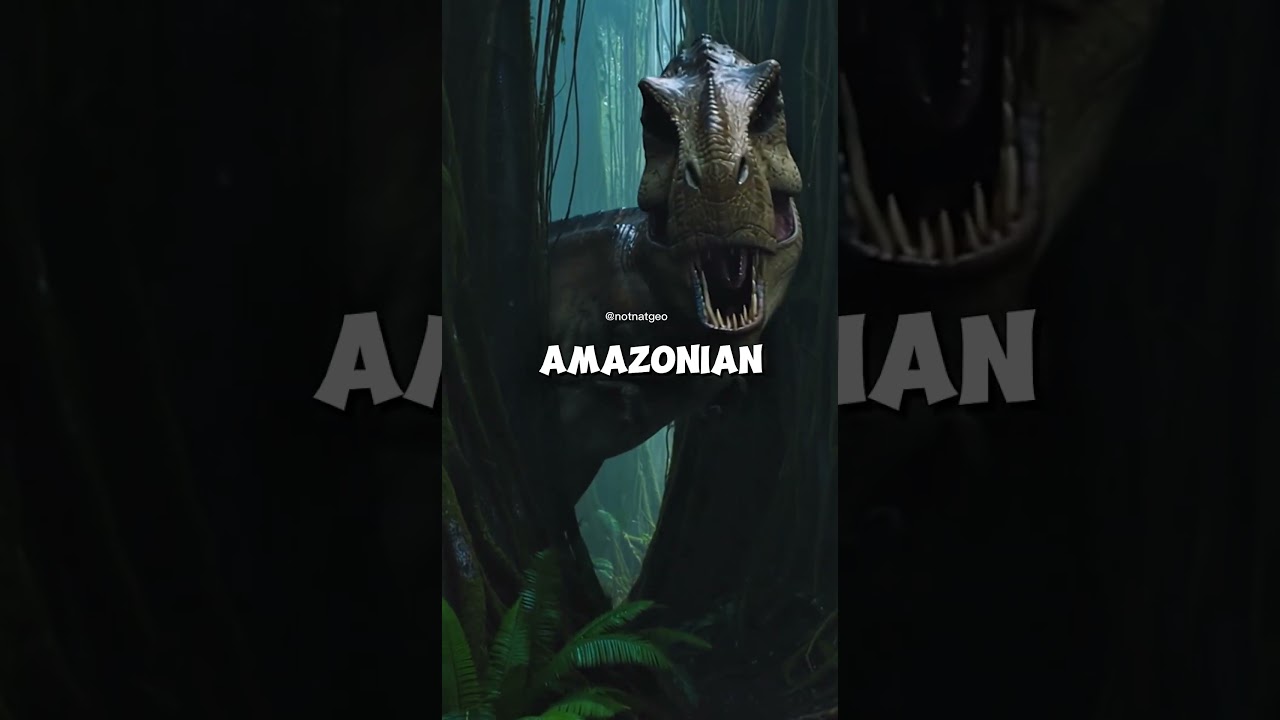 what if we dropped a t-rex in the Amazon rainforest