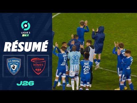 SC BASTIA - NÎMES OLYMPIQUE (4 - 2) - Résumé - (SCB - NO) / 2022-2023