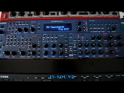 Novation Supernova II Pro X Rack Live Demo HQ Sound no talking