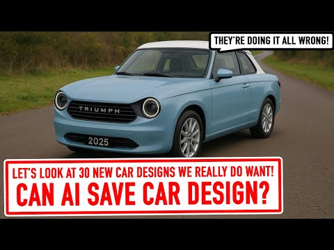 We have a MAJOR problem with car design but AI can help! Look at these concepts 😍😍