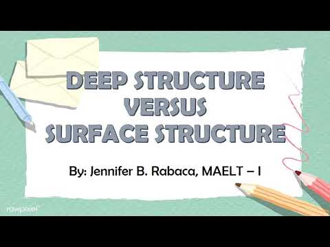 , title : 'Surface Structure VS Deep Structure | ELT 221 ❤️'
