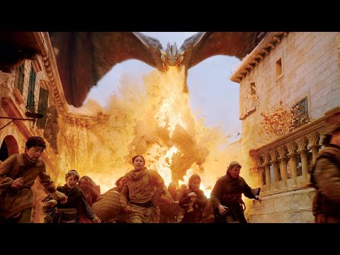 Drogon vs King's Landing HD