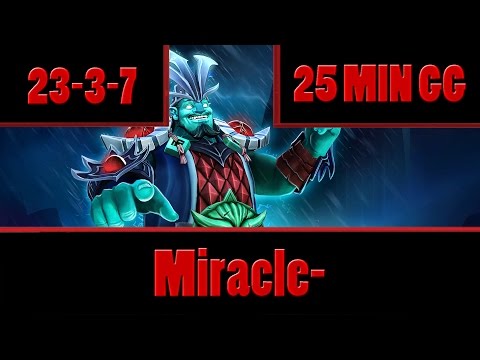 Dota 2 - Miracle- plays Storm Spirit 25 MIN GG - Ranked