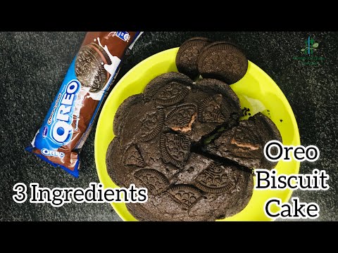 Oreo Biscuit Cake I Only 3 Ingredients Cake I Quick & easy Biscuit cake Recipe