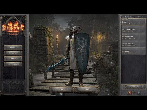 Diablo 2 Resurrected Hell Pit Run Tesladin (Paladin)