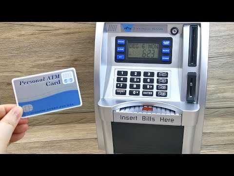 Electronic ATM Savings Box with Password Lock & Debit Card