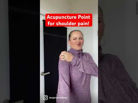 Acupuncture Point for Shoulder Pain 🥴