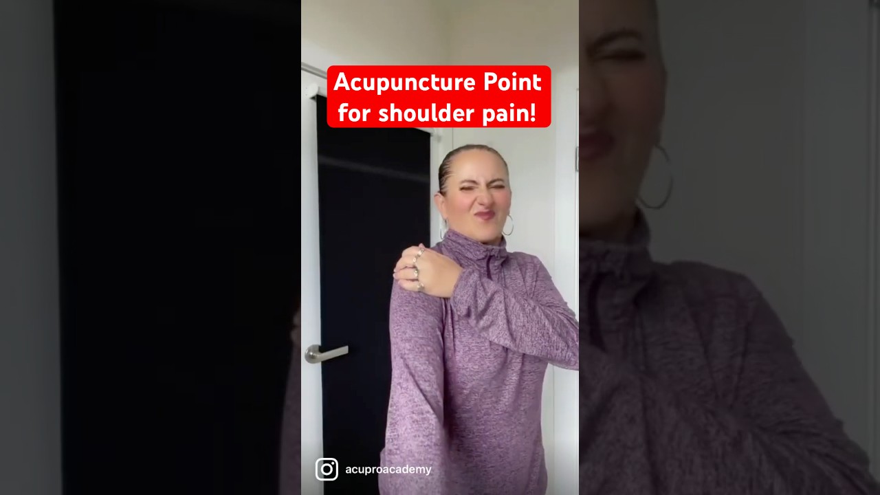 Acupuncture Point for Shoulder Pain 🥴