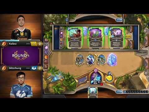 Kalàxz vs blitzchung - Swiss Round 1 - Hearthstone Masters Tour Online: Montreal