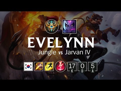 Evelynn Jungle vs Jarvan IV - KR Challenger Patch 8.3