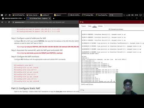 9 2 3 6 Packet Tracer   Implementing Static and Dynamic NAT