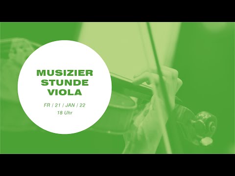 MHL-Studios: Musizierstunde Viola / Klasse Prof. Pauline Sachse
