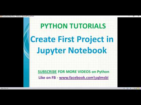 Jupyter Notebook Tutorial | Create first project in jupyter notebook | jupyter project creation