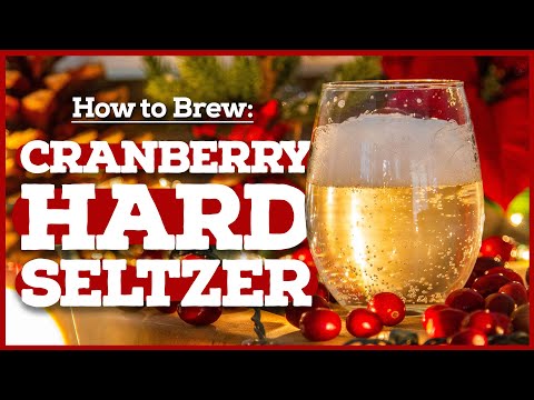 CRANBERRY HARD SELTZER [How to Make Hard Seltzer]