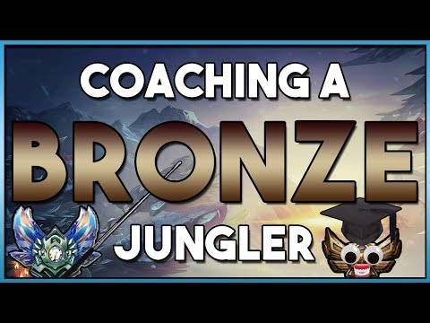 COACHING A BRONZE JUNGLER | Season 8 Patch 8.9 | League of Legends
