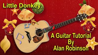 How to play: Little Donkey - Acoustic Guitar Tutorial