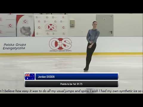 Jordan Dodds: The Ice Really Did Feel Great | Figure Skating on Super-Glide Synthetic Ice.