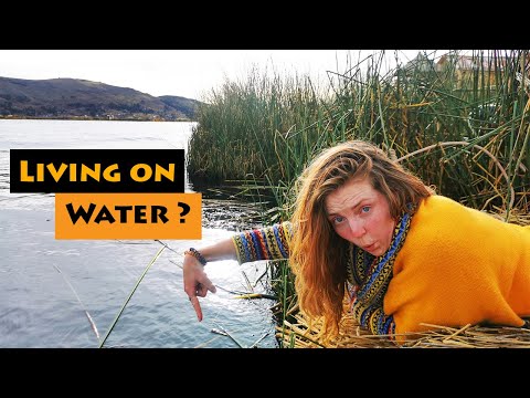 FLOATING ISLANDS of UROS at LAKE TITICACA, PERU