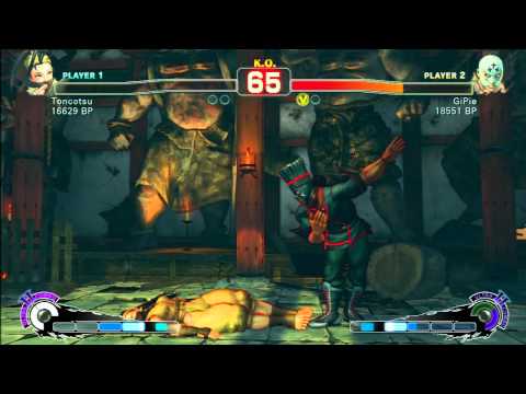 SSF4 Rank Match  Toncotsu (IB)  vs  Gipie (EF)