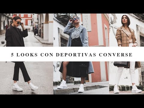 MODA: LOOKS CON CONVERSE ¿Cómo combinar deportivas?