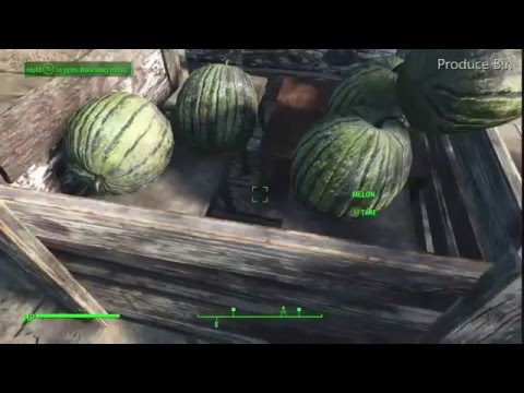 How to Make a Settlement Produce Bin - Fallout 4 (XBox no mods)