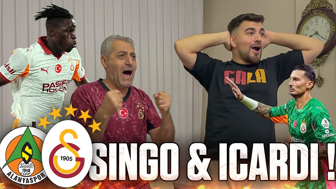 SINGO MÜTHİŞ ASİST YAPTI ÇILDIRDIK ! UĞURCAN MAÇI KURTARDI | Alanyaspor 0-1 Galatasaray